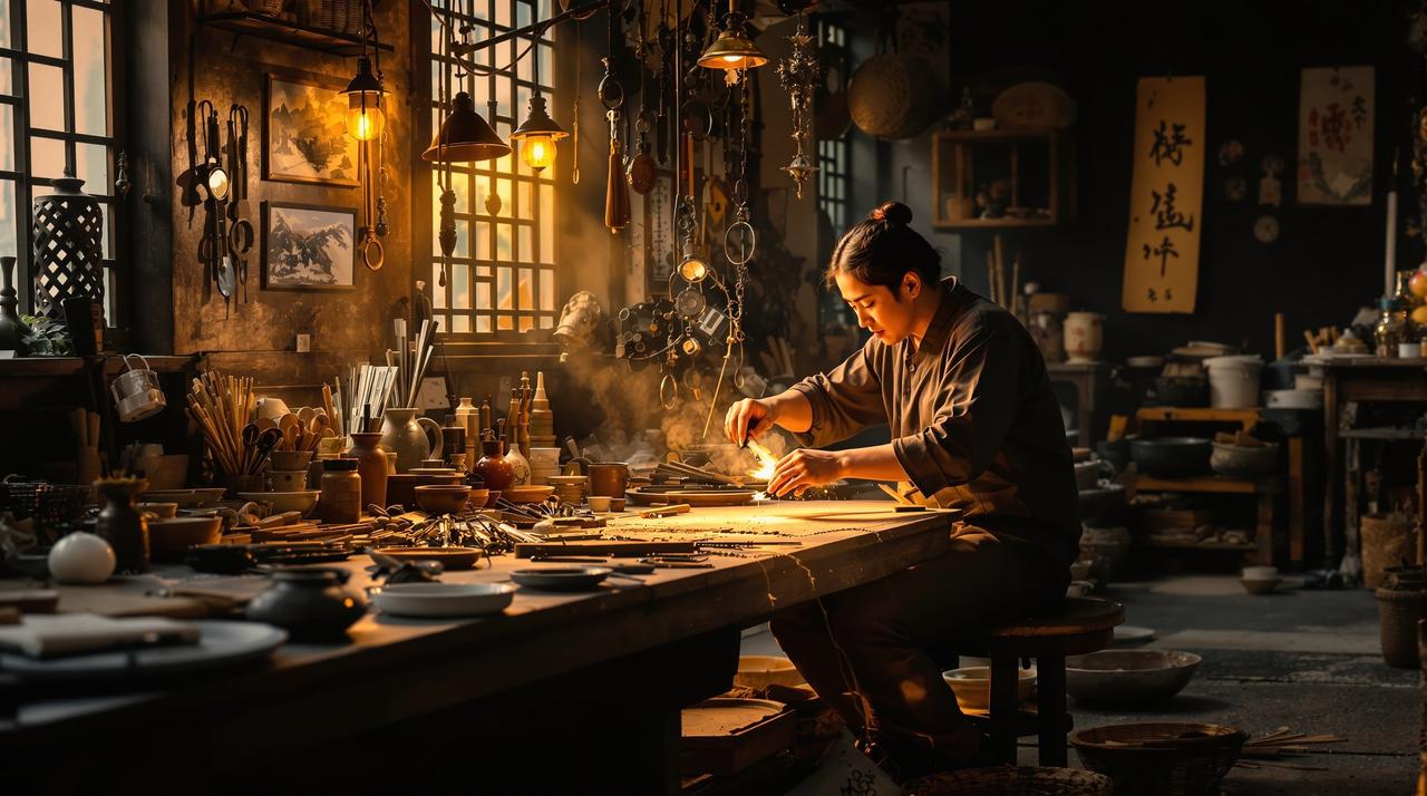 秘密影院作品《非遗传承》封面图